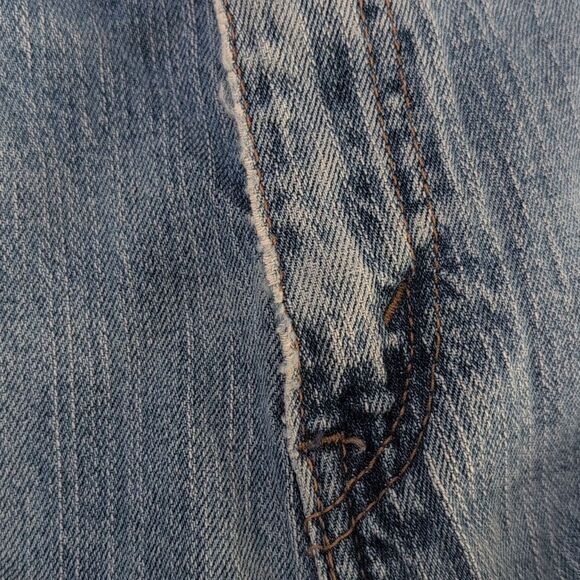 Levi's 505 nouveau low rise straight Y2K light wash jeans women's size 10 - Picture 9 of 10